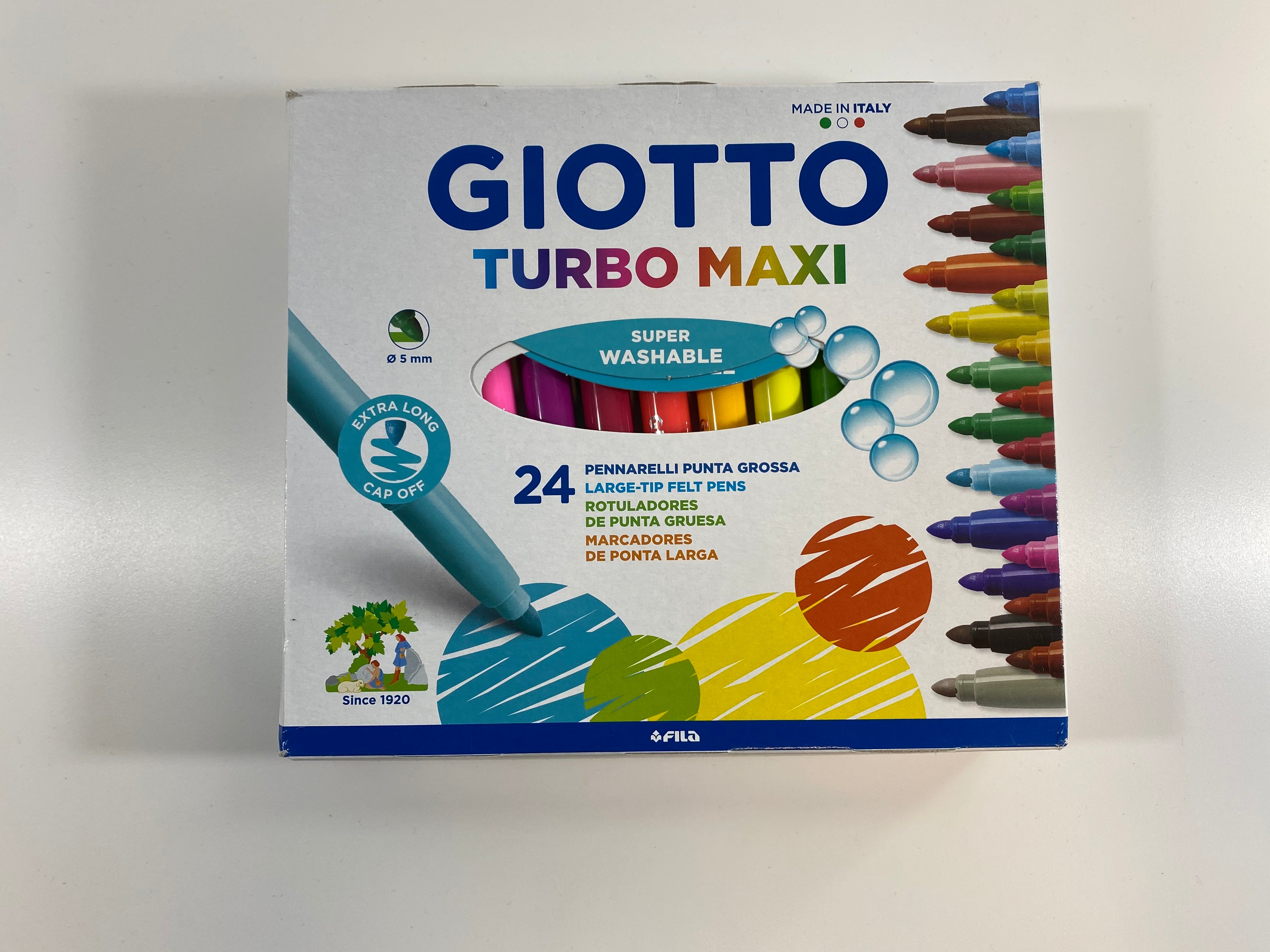 Giotto turbo maxi 24 pennarelli punta grossa