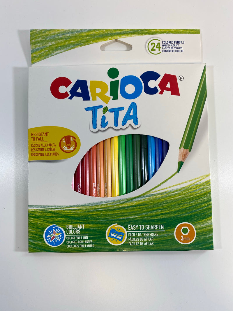 Carioca tita 24 matite colorate